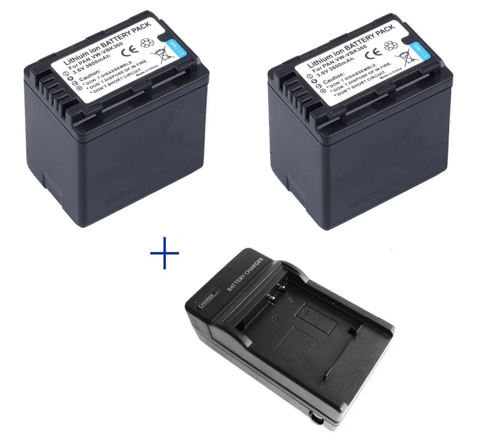 2 аккумулятора для камеры VW-VBK360 VBK360 + 1 зарядное устройство для Panasonic SDR-H95
2 аккумулятора для камеры VW-VBK360 VBK360 + 1 зарядное устройство для Panasonic SDR-H95