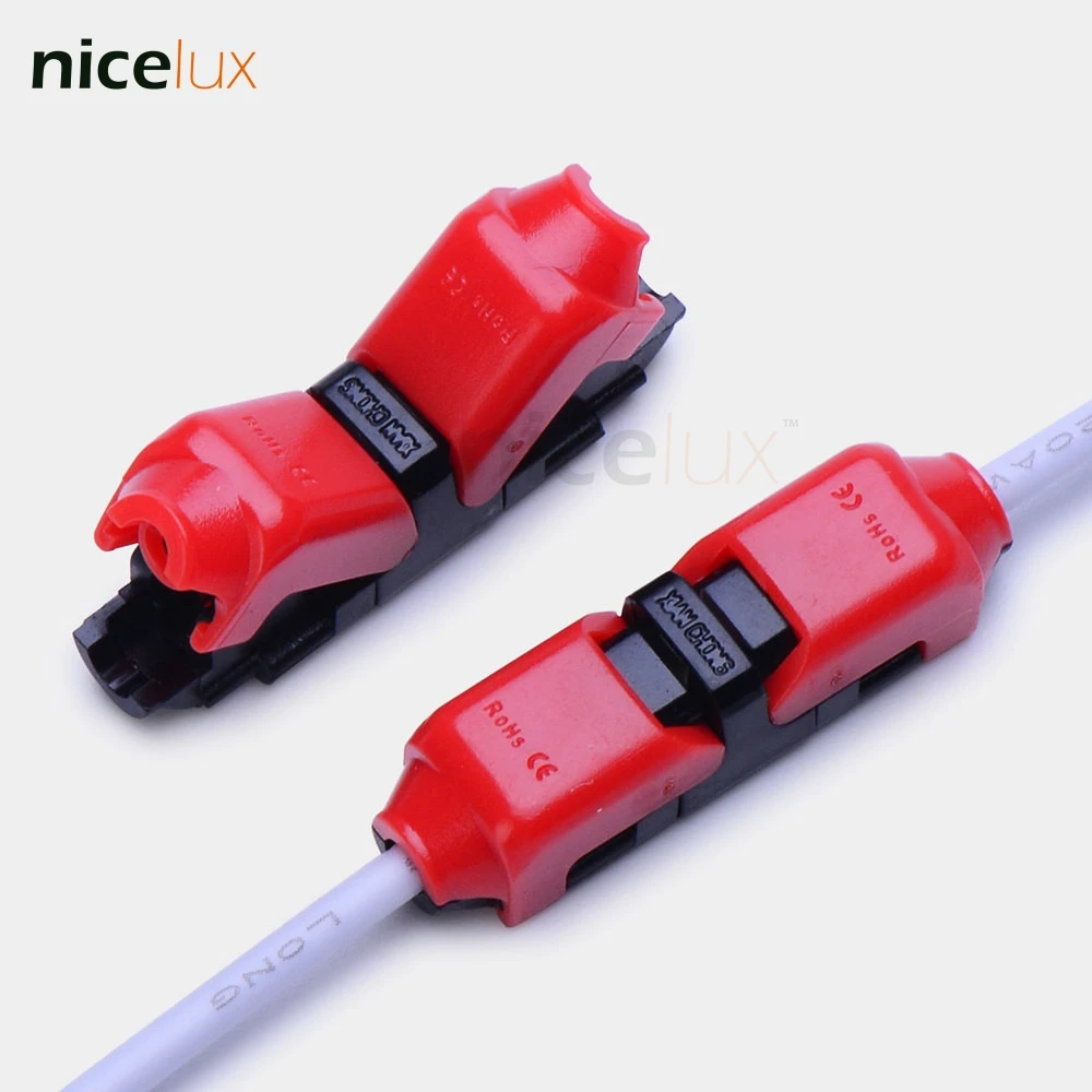 5pcs I Shape Quick Splice Wire Wiring Electrical Connector for 1 Pin AWG22-20 LED Strip Cable Crimp Terminal Blocks Conductor
5pcs I Shape Quick Splice Wire Wiring Electrical Connector for 1 Pin AWG22-20 LED Strip Cable Crimp Terminal Blocks Conductor