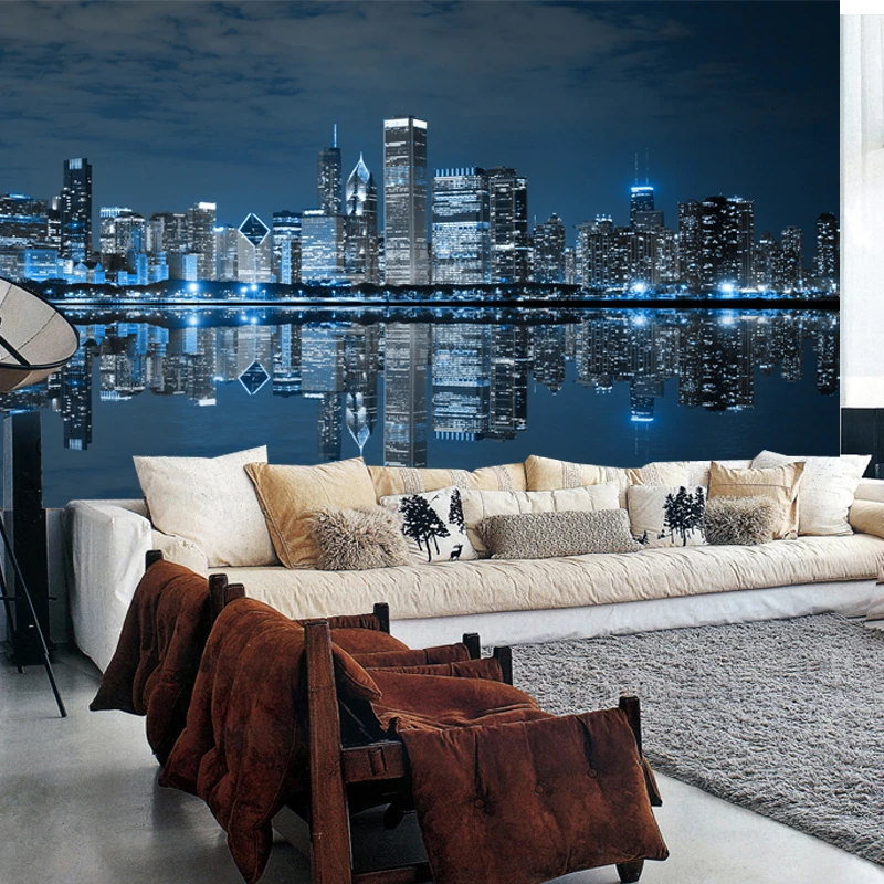 beibehang Modern large-scale murals wallpaper the living room sofa bedroom TV background KTV Night City 3D Custom
beibehang Modern large-scale murals wallpaper the living room sofa bedroom TV background KTV Night City 3D Custom