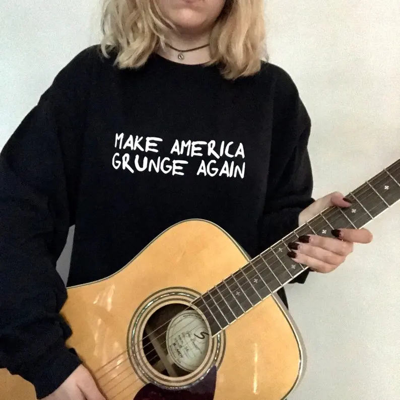 Skuggnas Новое поступление Make America Grunge Again свитер в стиле грандж 90-х гранж унисекс 90-х Эстетическая одежда Прямая поставка
Skuggnas Новое поступление Make America Grunge Again свитер в стиле грандж 90-х гранж унисекс 90-х Эстетическая одежда Прямая поставка