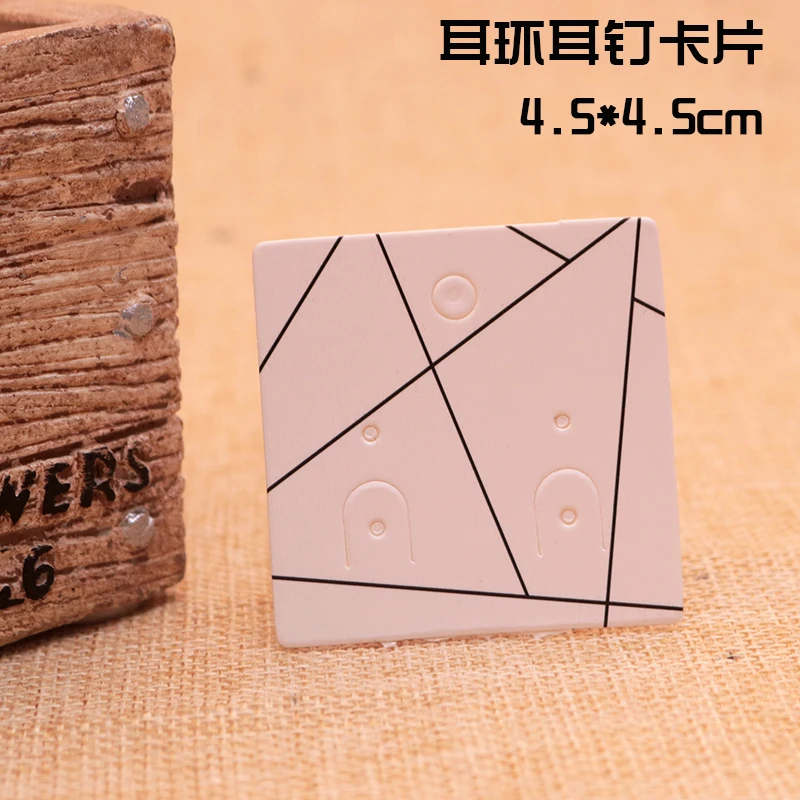 Hot Sale 100Pcs/lot White Paper Card Jewelry Necklace Cards Cute Stripes Print Earrings Card Necklaces Display Packaging Card
Hot Sale 100Pcs/lot White Paper Card Jewelry Necklace Cards Cute Stripes Print Earrings Card Necklaces Display Packaging Card