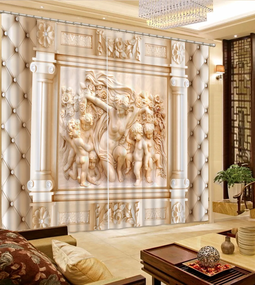 3D Cortinas European relief portrait 3D Photo Printing Blackout Curtains For Living room Bedding room Hotel Drapes Cortinas
3D Cortinas European relief portrait 3D Photo Printing Blackout Curtains For Living room Bedding room Hotel Drapes Cortinas