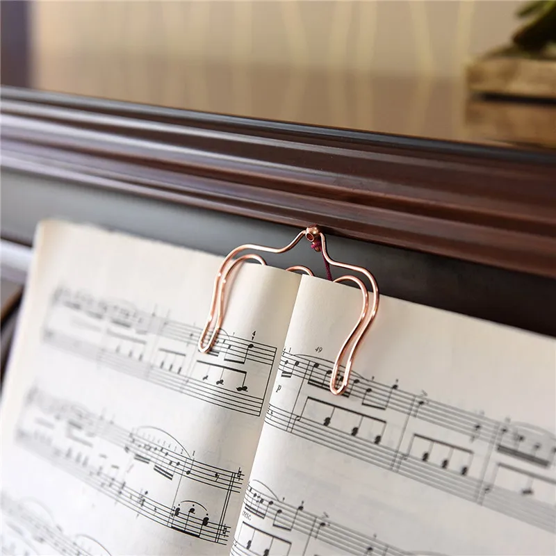 TUTU Music Book Clip Metal Bookmark rose gold Page Holder Paper Clip 2 Pack H0130
TUTU Music Book Clip Metal Bookmark rose gold Page Holder Paper Clip 2 Pack H0130