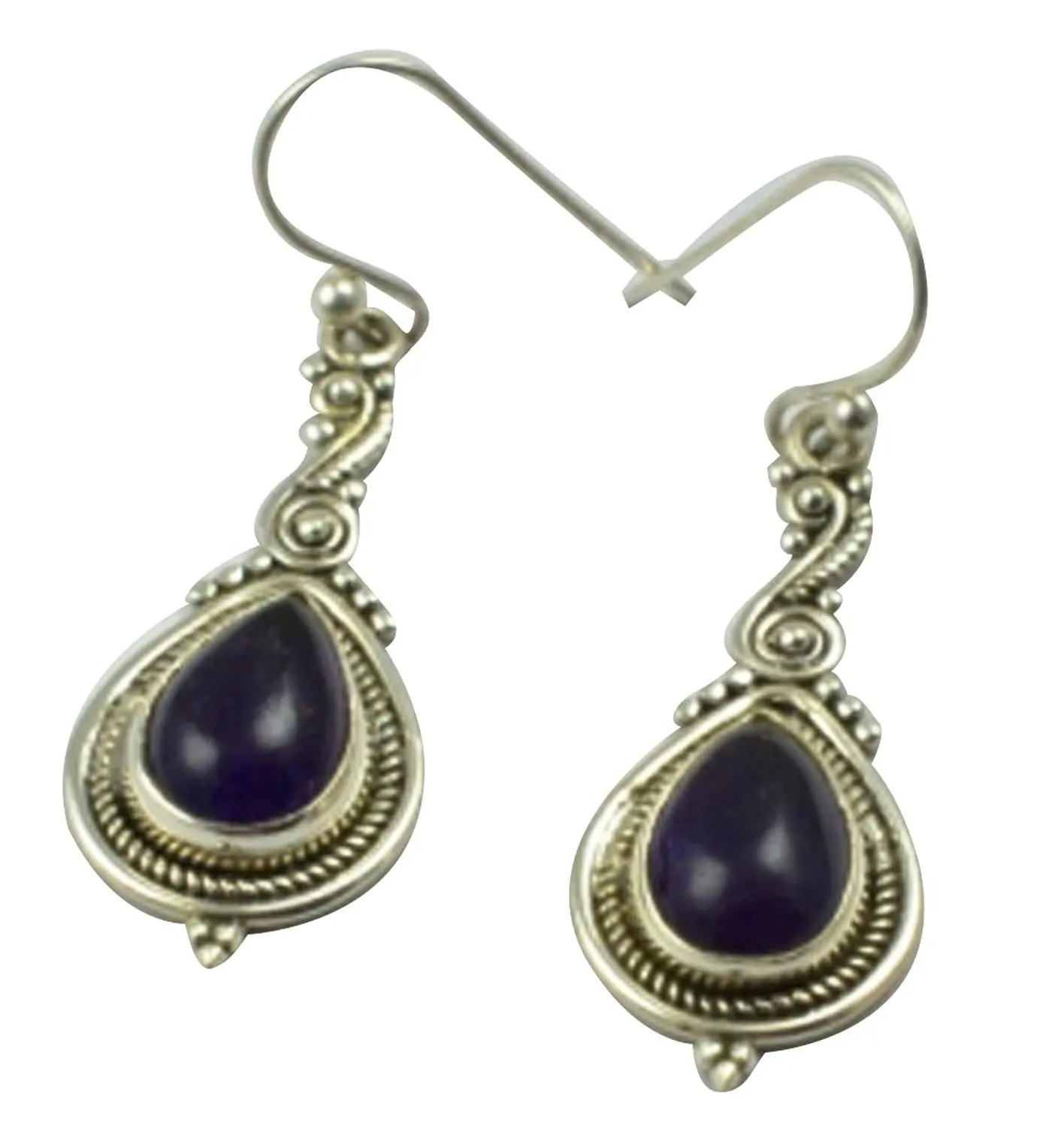 Genuine Amethyst Earrings 925 Sterling Silver, 39.4 mm, AE2244
Genuine Amethyst Earrings 925 Sterling Silver, 39.4 mm, AE2244