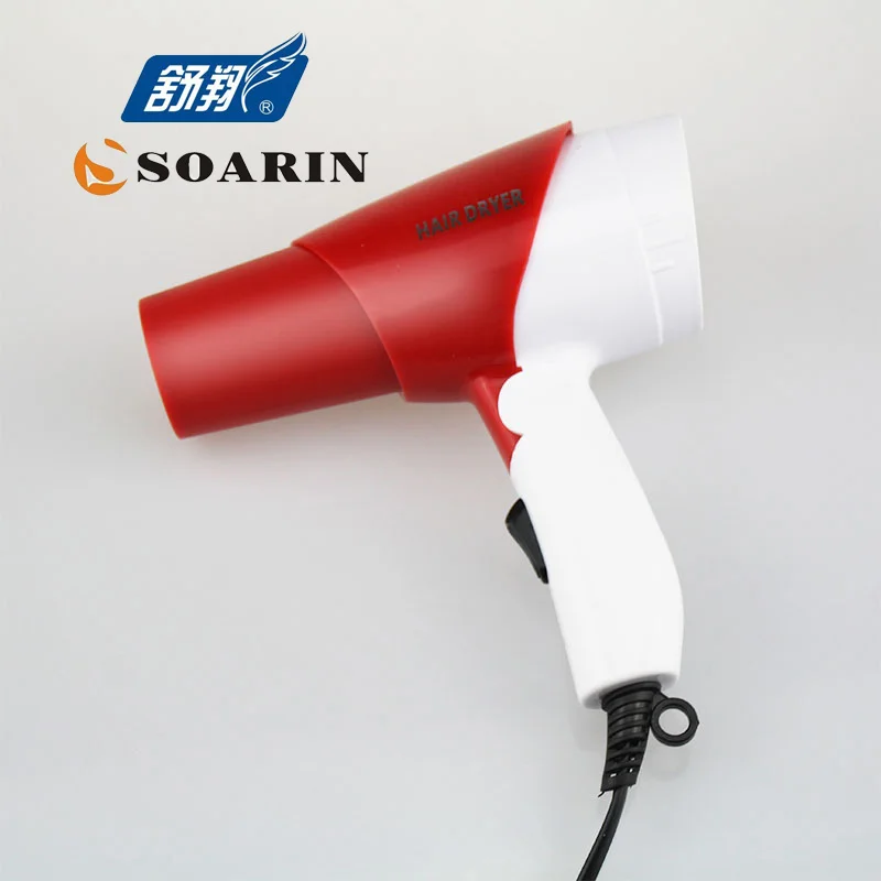 SOARIN Portable Foldable Student Hair Dryer Red And White Color Small Household Mini Haardroger Met Droogkap Professional
SOARIN Portable Foldable Student Hair Dryer Red And White Color Small Household Mini Haardroger Met Droogkap Professional