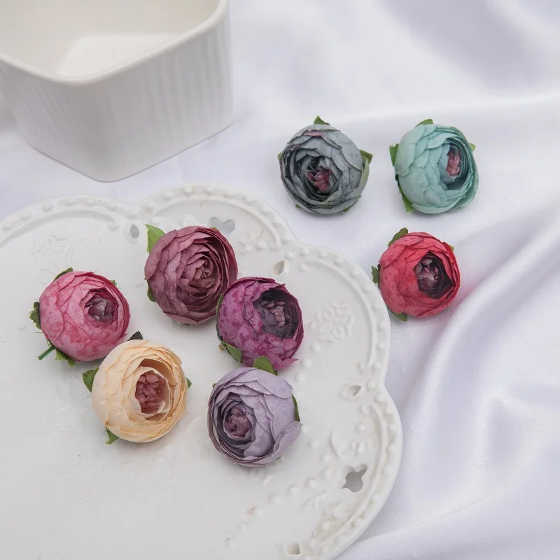 100Pcs Artificial Tea Rose Bud small peony Camellia Flores flower head for wedding ball decoration DIY Craft gifts Fake Flowers
100Pcs Artificial Tea Rose Bud small peony Camellia Flores flower head for wedding ball decoration DIY Craft gifts Fake Flowers