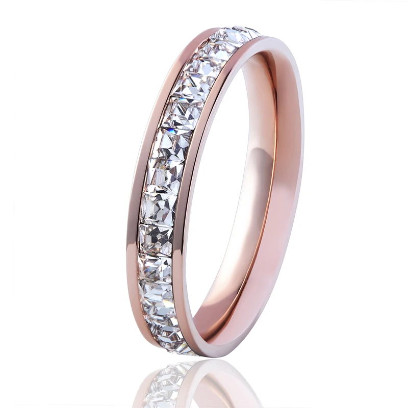 High Quality Love Rings For Women Jewelry Super Flash Ring Girl Small Square Little Finger Ring Crystal Titanium Steel Jewelry
High Quality Love Rings For Women Jewelry Super Flash Ring Girl Small Square Little Finger Ring Crystal Titanium Steel Jewelry