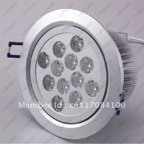 12W High power 12 LED Recessed Ceiling Down Cabinet Light Fixture Downlight Spotlight Bulb Lamp Warm/Pure White
12W High power 12 LED Recessed Ceiling Down Cabinet Light Fixture Downlight Spotlight Bulb Lamp Warm/Pure White
