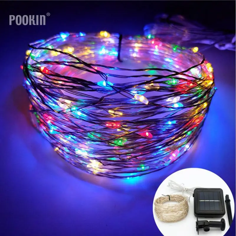 LED Outdoor Solar Powered String Lights 5M 10M 20M Waterproof Copper Wire Light for Christmas Garden Home Decoration
LED Outdoor Solar Powered String Lights 5M 10M 20M Waterproof Copper Wire Light for Christmas Garden Home Decoration
