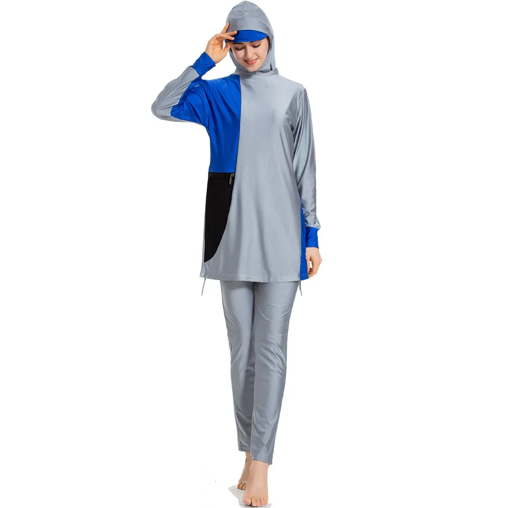 Women Full Cover Conservative Chest Pad Modest Muslim Swimwear Hajib Plus Size Burkinis Islamic Swimsuit For
Women Full Cover Conservative Chest Pad Modest Muslim Swimwear Hajib Plus Size Burkinis Islamic Swimsuit For
