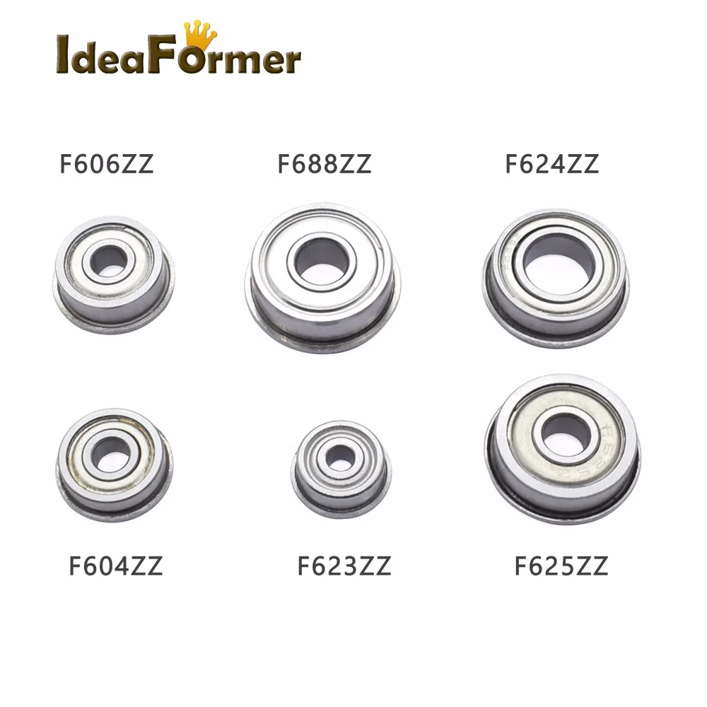 10 шт., F688ZZ F604ZZ F606ZZ F623ZZ F624ZZ F625ZZ фланцевый фланец с глубоким желобом, шарикоподшипники, варианты размеров для 3D-принтера Reprarp
10 шт., F688ZZ F604ZZ F606ZZ F623ZZ F624ZZ F625ZZ фланцевый фланец с глубоким желобом, шарикоподшипники, варианты размеров для 3D-принтера Reprarp