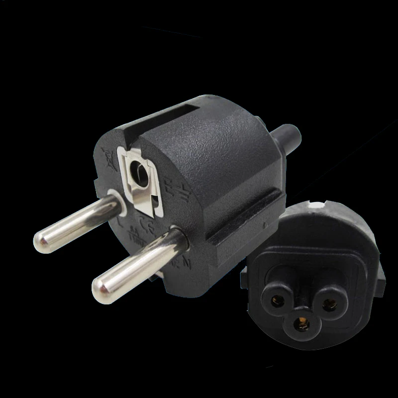 2PCS 250V 10A EU Mains Plug 2Pin Power Cable Connector Wire Converter For Computer Power Adapter
2PCS 250V 10A EU Mains Plug 2Pin Power Cable Connector Wire Converter For Computer Power Adapter