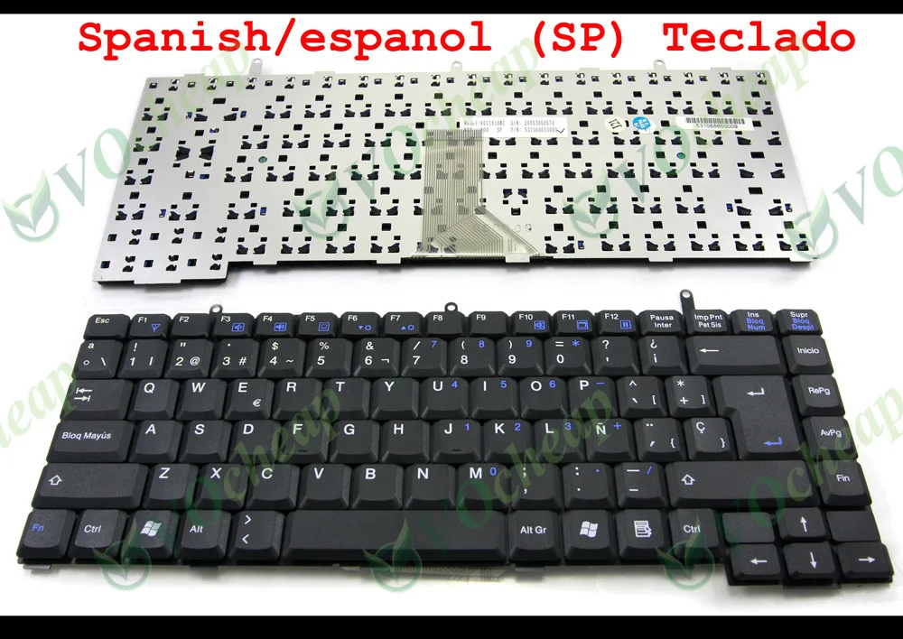 Новая клавиатура для ноутбука K8 Cougar 531068650009 Packard Bell EasyNote B3 Модель K 011818 N1 Черный Испанский/Эспаннол (SP) ES Teclado
Новая клавиатура для ноутбука K8 Cougar 531068650009 Packard Bell EasyNote B3 Модель K 011818 N1 Черный Испанский/Эспаннол (SP) ES Teclado