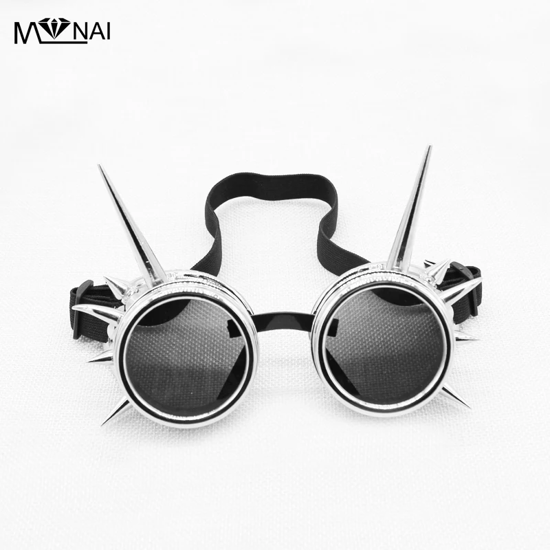 Retro Punk Welding Round Goggles Gothic Steampunk Style Cosplay Antique Spikes Eyewear Rivet Glasses Unique
Retro Punk Welding Round Goggles Gothic Steampunk Style Cosplay Antique Spikes Eyewear Rivet Glasses Unique