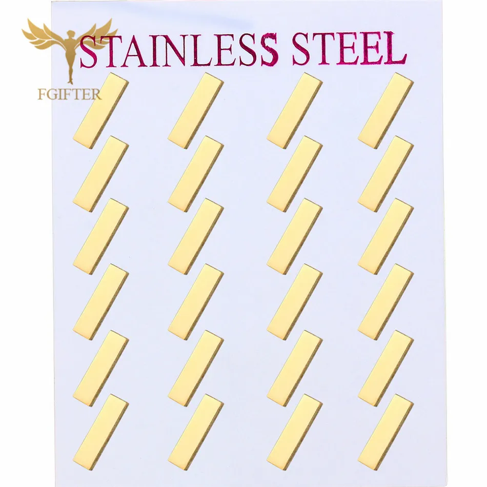 12 Pairs Lot Minimalist Earrings Men Women Gold Color Stainless Steel Jewelry Wholesale Resale Ear Lobe Piercing Accessories
12 Pairs Lot Minimalist Earrings Men Women Gold Color Stainless Steel Jewelry Wholesale Resale Ear Lobe Piercing Accessories