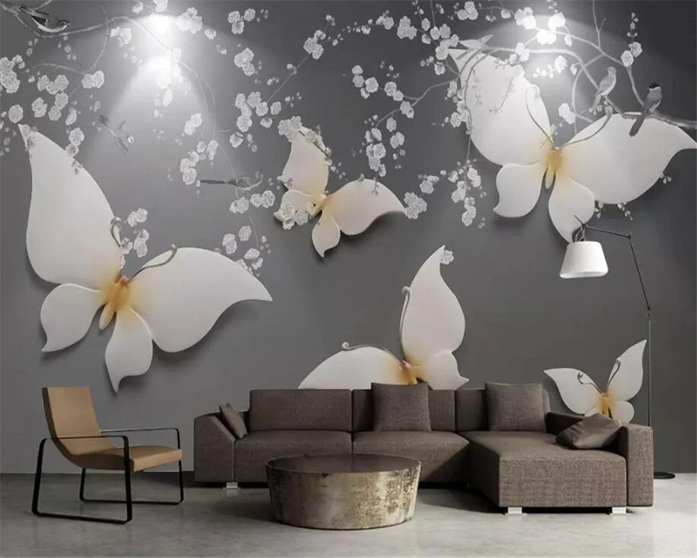 Custom Wallpaper Murals Large Wall Painting Butterfly relief wall papers home decor Living room wall 3d wallpaper
Custom Wallpaper Murals Large Wall Painting Butterfly relief wall papers home decor Living room wall 3d wallpaper