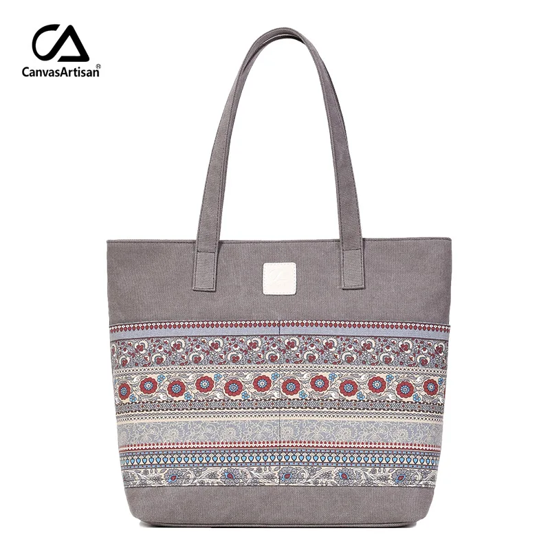 Canvas Women Handbags Floral Printing Vintage Female Shopping Shoulder Bag Brand National Trendy Zipper Closure Tote Hand Bags
Canvas Women Handbags Floral Printing Vintage Female Shopping Shoulder Bag Brand National Trendy Zipper Closure Tote Hand Bags