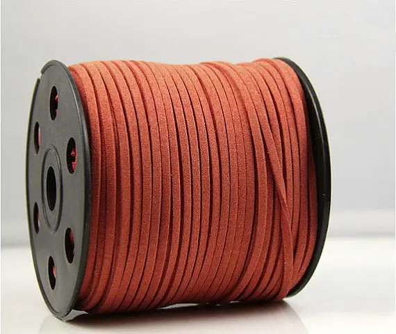 Free Shipping 100Yds Flat faux Leather suede cord, 3mm, Dark Orange faux suede cord for bracelets 3mm
Free Shipping 100Yds Flat faux Leather suede cord, 3mm, Dark Orange faux suede cord for bracelets 3mm