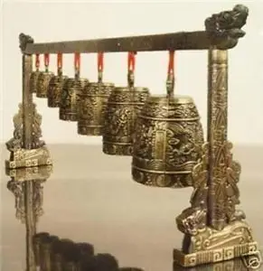 Chinese Old Meditation Gong with 7 Ornate Bell with Dragon Design Chinese Musical Instrument decoration bronze factory outlets
Chinese Old Meditation Gong with 7 Ornate Bell with Dragon Design Chinese Musical Instrument decoration bronze factory outlets