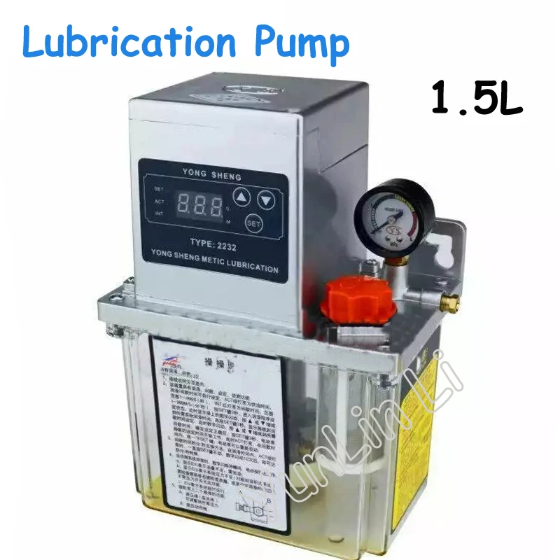 1.5L Auto Lubrication Pump CNC Single Digit Display Electric Lubrication Pump
1.5L Auto Lubrication Pump CNC Single Digit Display Electric Lubrication Pump