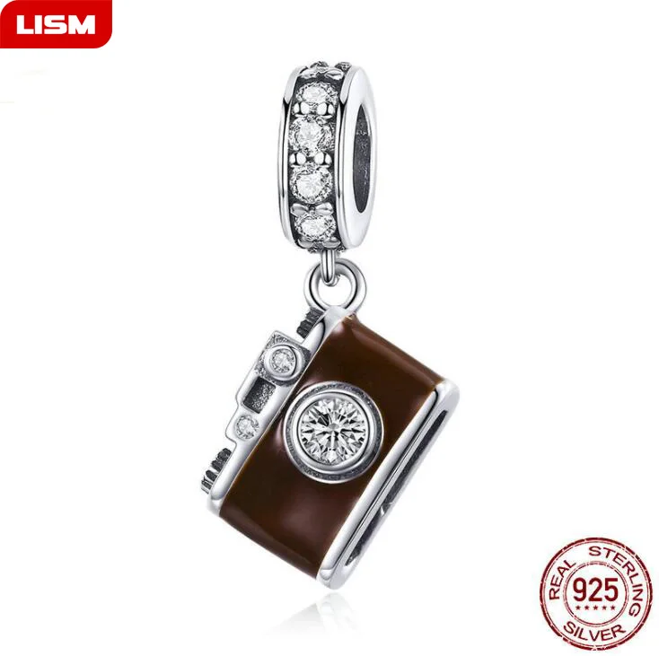 New Design Classical Geniune 925 Sterling Silver Vintage Camera Pendants Fit Bracelets Necklace Jewelry for Women Gifts Xmas
New Design Classical Geniune 925 Sterling Silver Vintage Camera Pendants Fit Bracelets Necklace Jewelry for Women Gifts Xmas