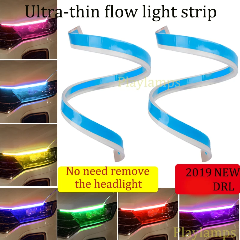 2PCS 45cm Waterproof Flexible Universal Car led DRL Daytime Running Light Flowing Headlight LED Strip Turn Signal Lights
2PCS 45cm Waterproof Flexible Universal Car led DRL Daytime Running Light Flowing Headlight LED Strip Turn Signal Lights