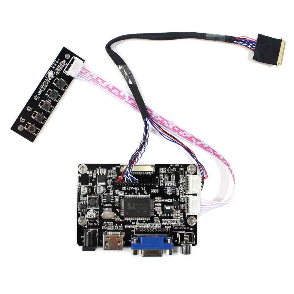 HD MI VGA AV LCD Controller Board KYV-N5 V3 for 10.1" B101EW05 LP101WX1 HSD101PWW1 1280x800 LCD Screen
HD MI VGA AV LCD Controller Board KYV-N5 V3 for 10.1" B101EW05 LP101WX1 HSD101PWW1 1280x800 LCD Screen