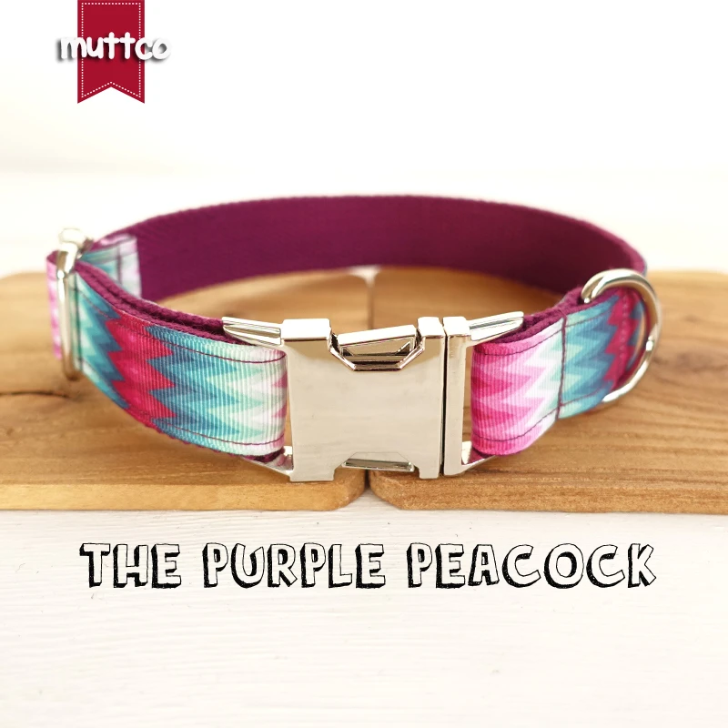 Специальный самодельный ошейник MUTTCO в полоску PURPLE PEACOCK, 5 размеров UDC009
Специальный самодельный ошейник MUTTCO в полоску PURPLE PEACOCK, 5 размеров UDC009