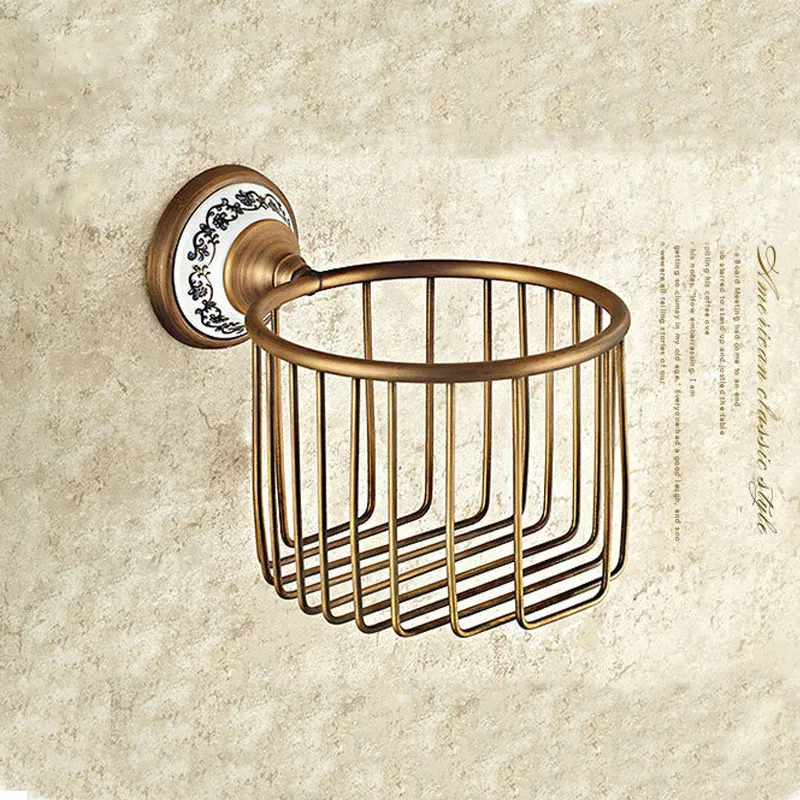 Wall Mounted Antique Brass Finish Bathroom Accessories Toilet Paper Holder bathroom sets ceramic printing toilet roll holder
Wall Mounted Antique Brass Finish Bathroom Accessories Toilet Paper Holder bathroom sets ceramic printing toilet roll holder