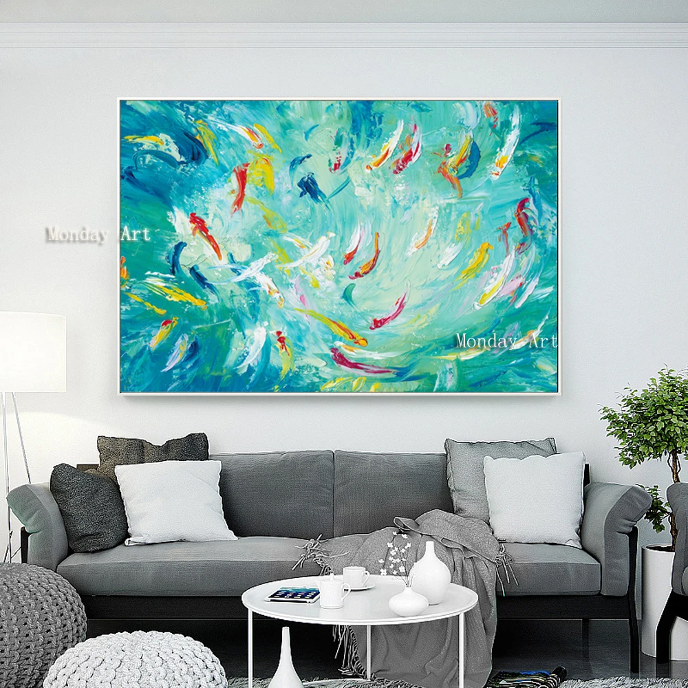 handpainted Abstract Oil Painting Fish Canvas art picture Wall Mural art paitnings landscape oil painting wall canvas picture
handpainted Abstract Oil Painting Fish Canvas art picture Wall Mural art paitnings landscape oil painting wall canvas picture