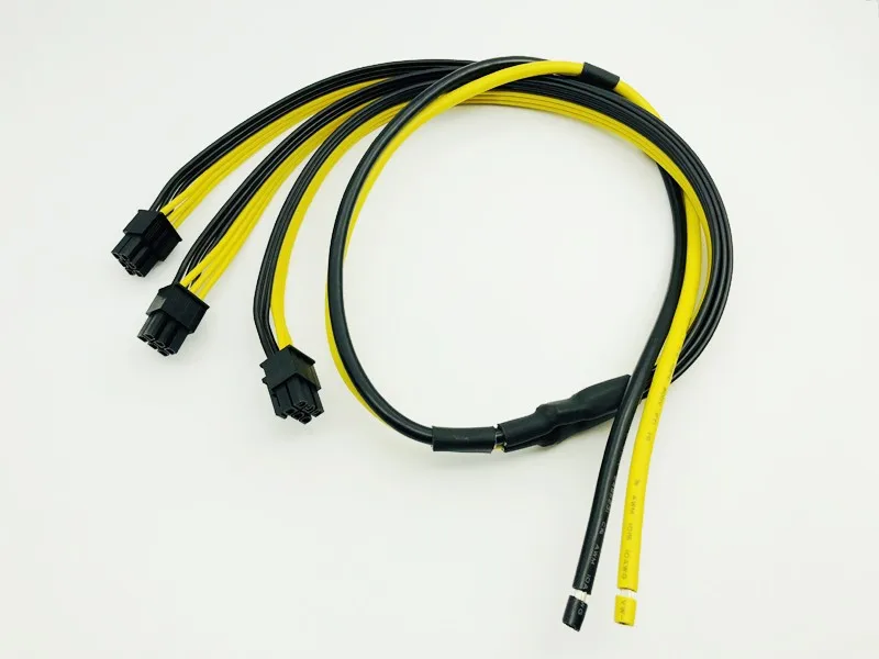 90cm Power Supply Cable 1 to 3 6Pin Adapter Cable 6pin GPU Video Card Wire 12AWG + 18AWG Cable for BTC ETH Antminer Miner Mining
90cm Power Supply Cable 1 to 3 6Pin Adapter Cable 6pin GPU Video Card Wire 12AWG + 18AWG Cable for BTC ETH Antminer Miner Mining