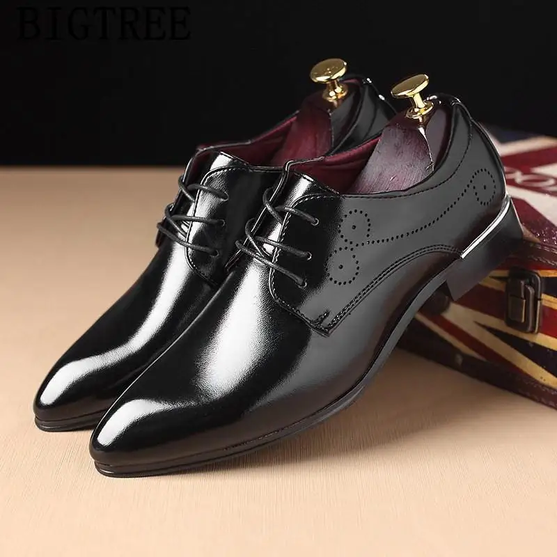 Italian Fashion Elegant Shoes Men Pointed Toe Shoes Men Classic Wedding Dress Formal Shoes Men Classic Sapato Social Masculino
Italian Fashion Elegant Shoes Men Pointed Toe Shoes Men Classic Wedding Dress Formal Shoes Men Classic Sapato Social Masculino