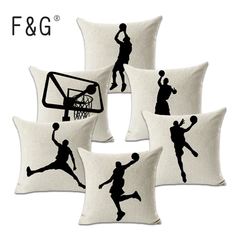 Nordic Sports Linen Pillow Case Play Basketball Cushion Cover Decorative Throw Pillow Covers Sofa Cover Home Decor
Nordic Sports Linen Pillow Case Play Basketball Cushion Cover Decorative Throw Pillow Covers Sofa Cover Home Decor