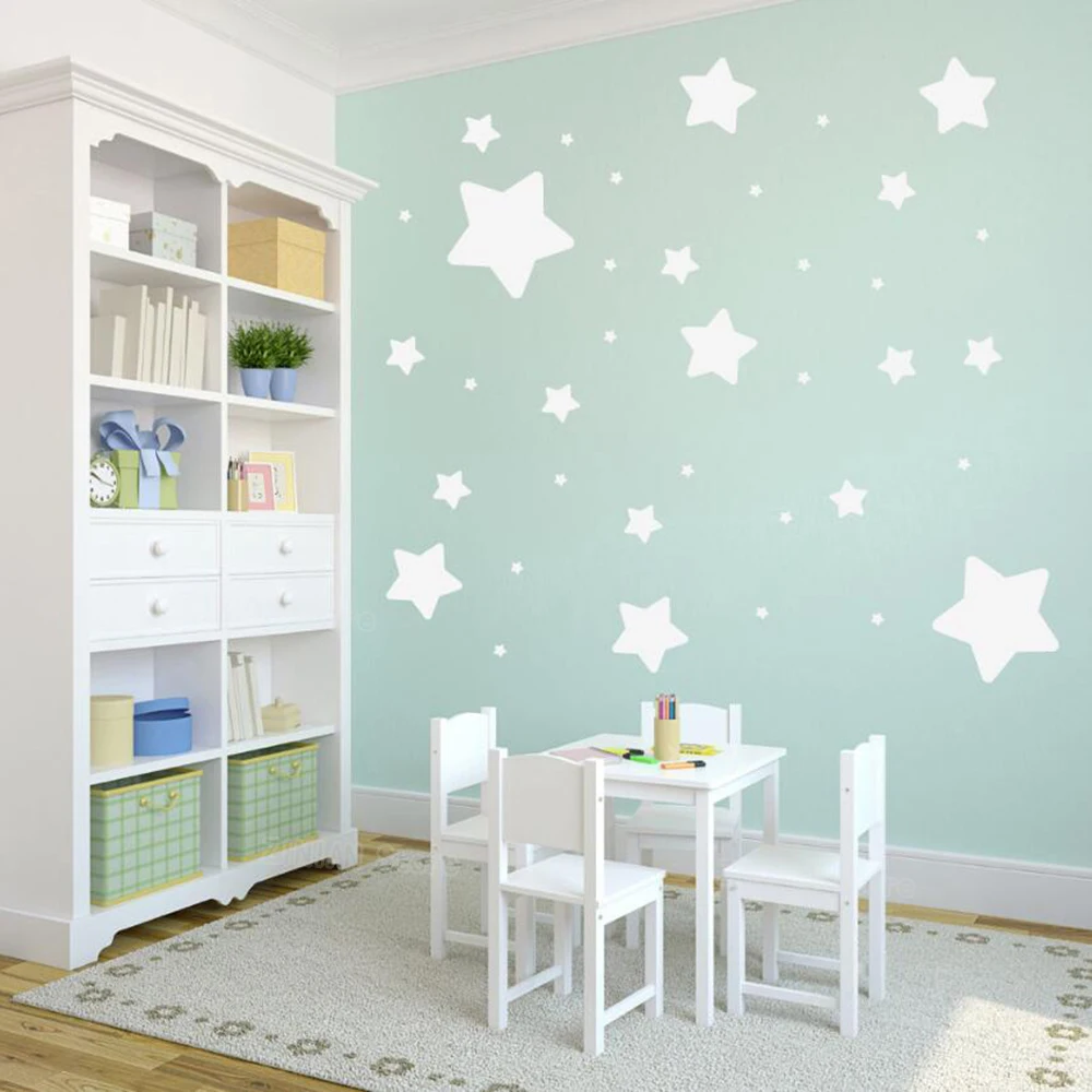 Звездные настенные наклейки, смешанные размеры, diy, наклейки на стену для детской комнаты, большие, для мальчиков и девочек, наклейки для домашнего декора, обои Z351
Звездные настенные наклейки, смешанные размеры, diy, наклейки на стену для детской комнаты, большие, для мальчиков и девочек, наклейки для домашнего декора, обои Z351