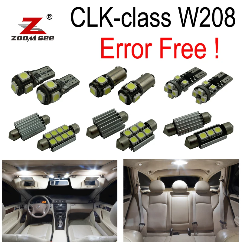 14pcs Error free LED lamp interior dome Light Kit For Mercedes Benz CLK W208 CLK320 CLK430 Coupe Convertible (98-02)
14pcs Error free LED lamp interior dome Light Kit For Mercedes Benz CLK W208 CLK320 CLK430 Coupe Convertible (98-02)