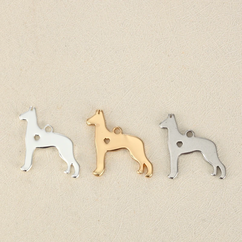 20pcs Diy jewelry charm accessories Pet dogs great Dane puppies stainless steel pendant 18 * 18 mm for necklace
20pcs Diy jewelry charm accessories Pet dogs great Dane puppies stainless steel pendant 18 * 18 mm for necklace