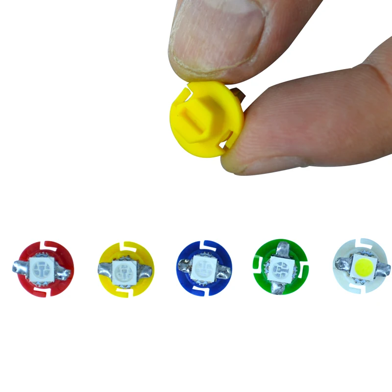 100 шт. Auto T5 B8.4D 1 SMD 5050 светодиодный индикатор приборной панели приборная лампочка B8.4 автомобильный клиновой внутренний светильник 12 В
100 шт. Auto T5 B8.4D 1 SMD 5050 светодиодный индикатор приборной панели приборная лампочка B8.4 автомобильный клиновой внутренний светильник 12 В