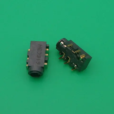 2pcs 3.5mm Audio Combo Jack Connector microphone socket for Asus N550 N550JA N550JK N550JV N550LF Q550LF headphone Port 6-pin