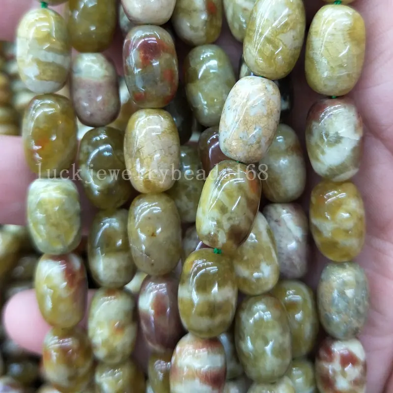 Free shipping 10x14mm Green Serpentine Bucket Women Men Spacers Beads Strand 15.5" FG7956
Free shipping 10x14mm Green Serpentine Bucket Women Men Spacers Beads Strand 15.5" FG7956