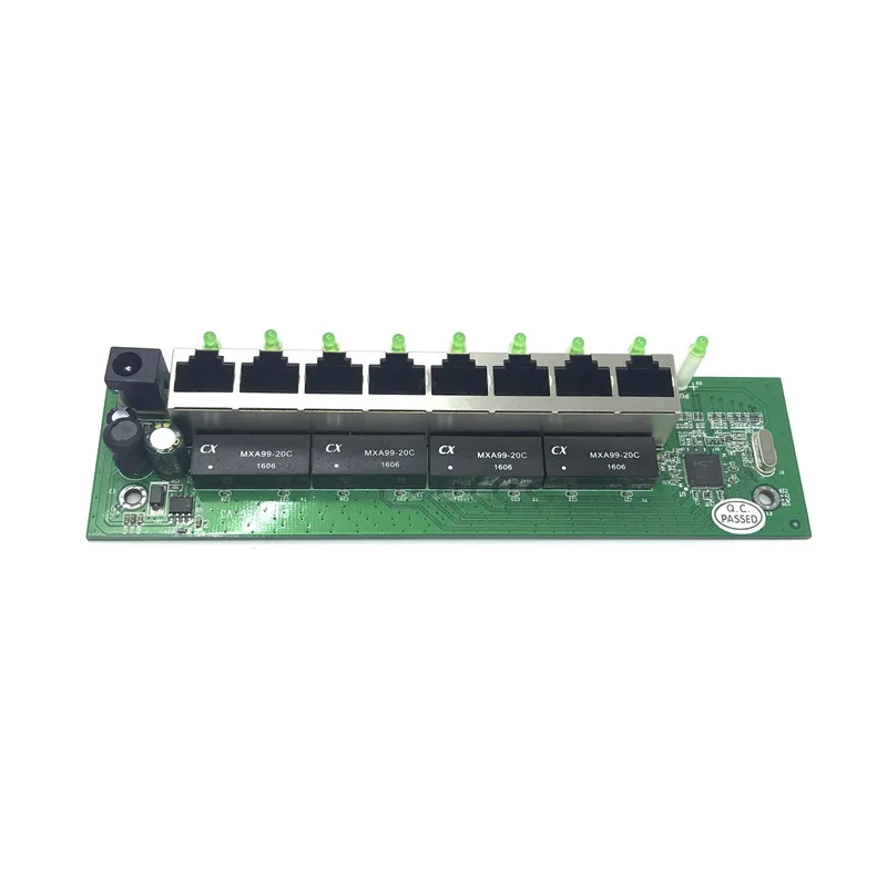 OEM 10 / 100mbps RJ45 8Port Fast Ethernet Switch module Lan Hub US EU Plug 5v Adapter Power Supply Network Switch motherboard
OEM 10 / 100mbps RJ45 8Port Fast Ethernet Switch module Lan Hub US EU Plug 5v Adapter Power Supply Network Switch motherboard