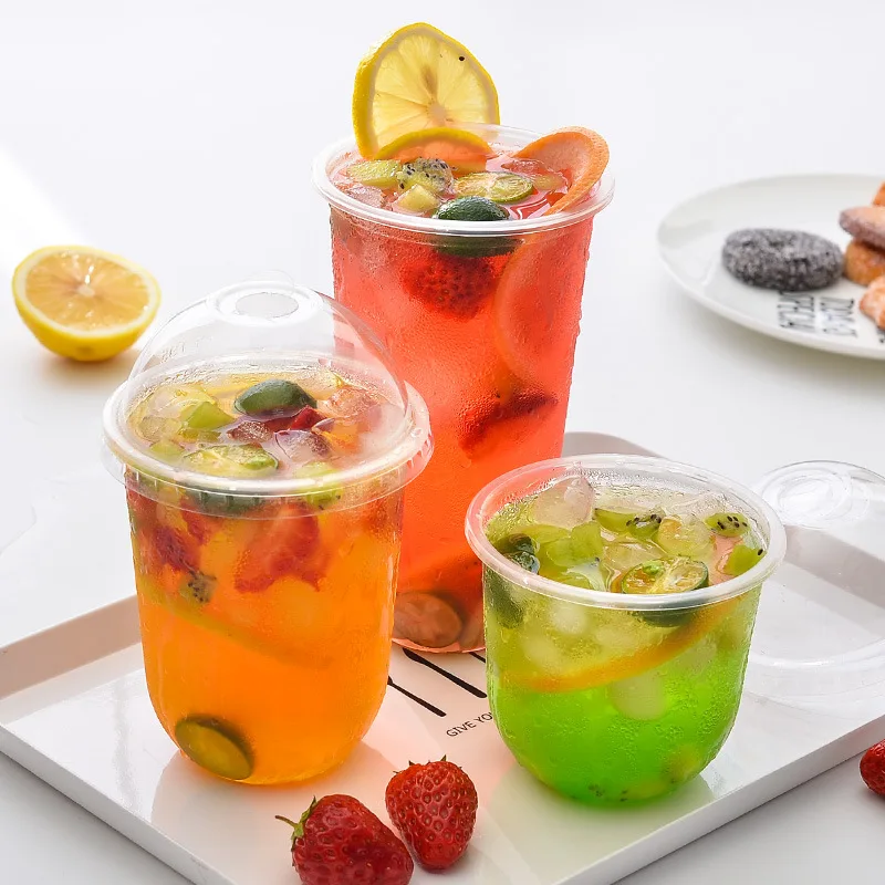 Disposable Cup Glass Tea Mug Packing Mug Transparent Cup U Shape Food Grade PP Cup Take-out Drink-ware Frozen Drink Tool 50pcs
Disposable Cup Glass Tea Mug Packing Mug Transparent Cup U Shape Food Grade PP Cup Take-out Drink-ware Frozen Drink Tool 50pcs