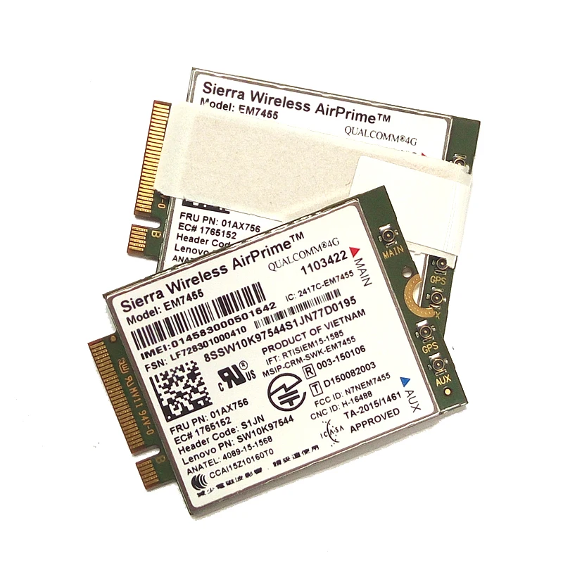 EM7455 FRU 01AX756 для THINKPAD X1CARBON ТИП 20HR 20HQ 20K4 20K3 X1 YOGA-20JD-20JE-20JF-20JG X270 ТИП 20K6-20K5 YOGA-370
EM7455 FRU 01AX756 для THINKPAD X1CARBON ТИП 20HR 20HQ 20K4 20K3 X1 YOGA-20JD-20JE-20JF-20JG X270 ТИП 20K6-20K5 YOGA-370