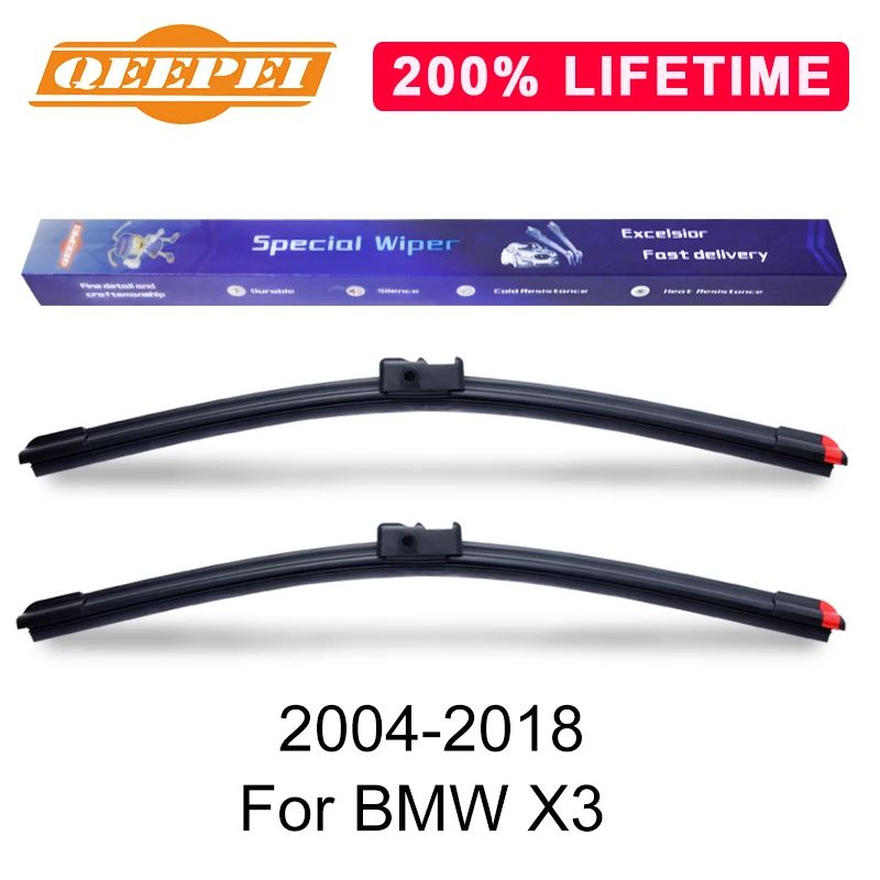 QEEPEI Windshield Windscreen Wiper Blade For BMW X3 E83 F25 Front Window Wiper Set 2004-2010 2011 2012 2013 2014 2015 2016 2017
QEEPEI Windshield Windscreen Wiper Blade For BMW X3 E83 F25 Front Window Wiper Set 2004-2010 2011 2012 2013 2014 2015 2016 2017