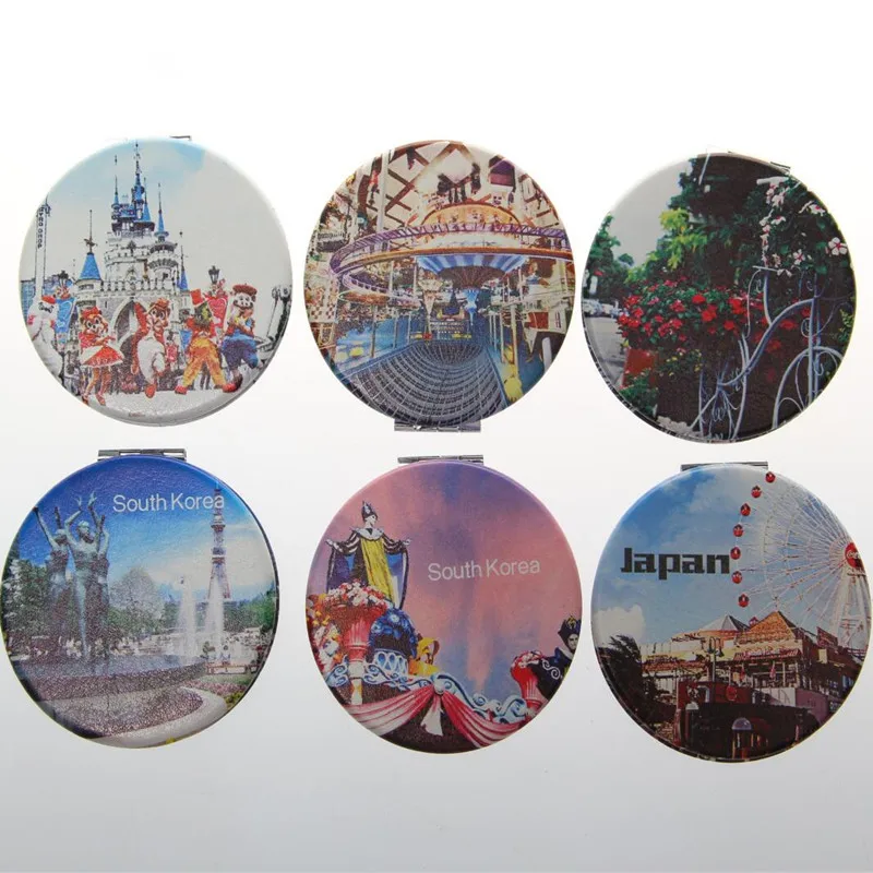 6pcs UNBREAKABLE Cosmetic mirrors PU+ stainless steel Portable pocket mirror round shape foldable makeup mirror landscape
6pcs UNBREAKABLE Cosmetic mirrors PU+ stainless steel Portable pocket mirror round shape foldable makeup mirror landscape