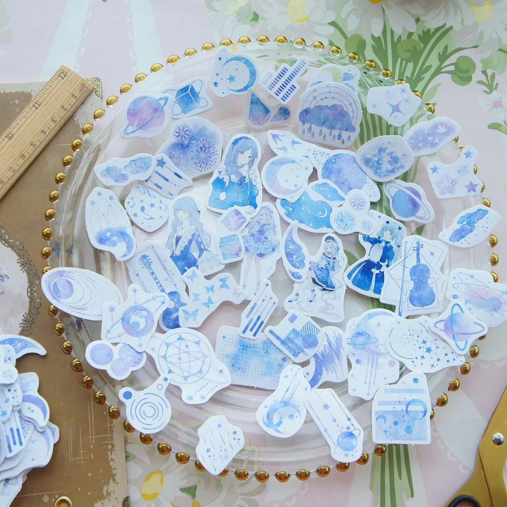 198pcs Blue Meteor Shower Wish Girl Paper Sticker As Scrapbooking DIY Gift Packing Label Decoration Tag Decoration
198pcs Blue Meteor Shower Wish Girl Paper Sticker As Scrapbooking DIY Gift Packing Label Decoration Tag Decoration