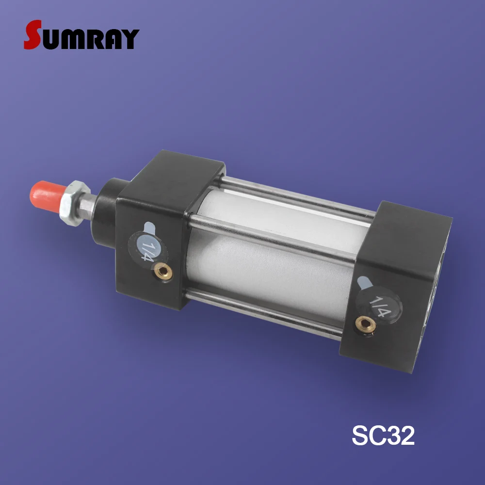Пневматический цилиндр SUMRAY типа SC, диаметр 32 мм, диаметр 25/50/75/100/125/150/175/200/250/300 мм, пневматический цилиндр из алюминиевого сплава
Пневматический цилиндр SUMRAY типа SC, диаметр 32 мм, диаметр 25/50/75/100/125/150/175/200/250/300 мм, пневматический цилиндр из алюминиевого сплава