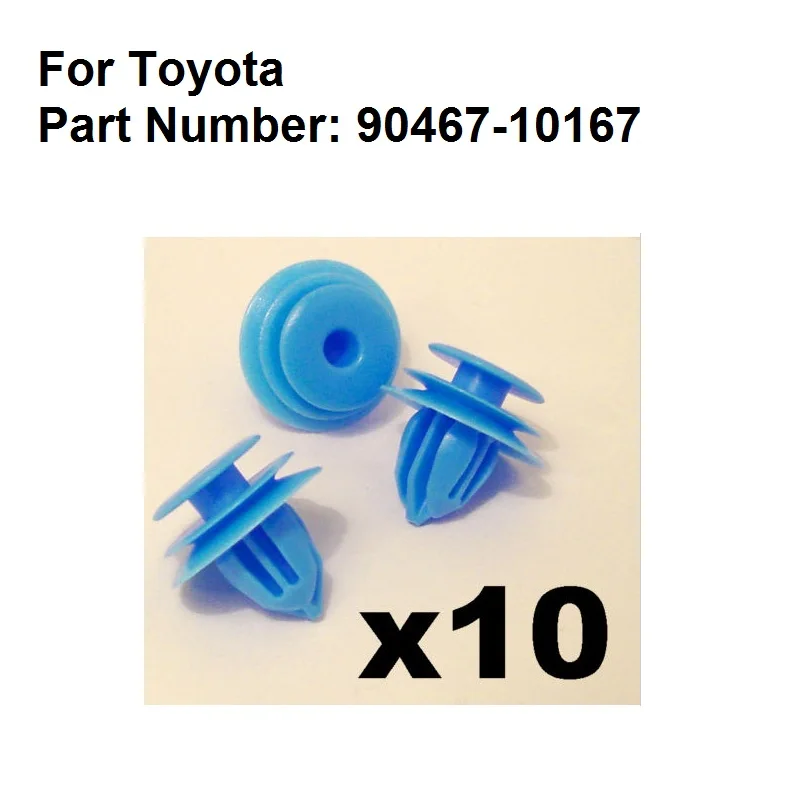 10x зажимов для отделки Toyota для дверных карт и внутренних панелей отделки 90467-10167
10x зажимов для отделки Toyota для дверных карт и внутренних панелей отделки 90467-10167