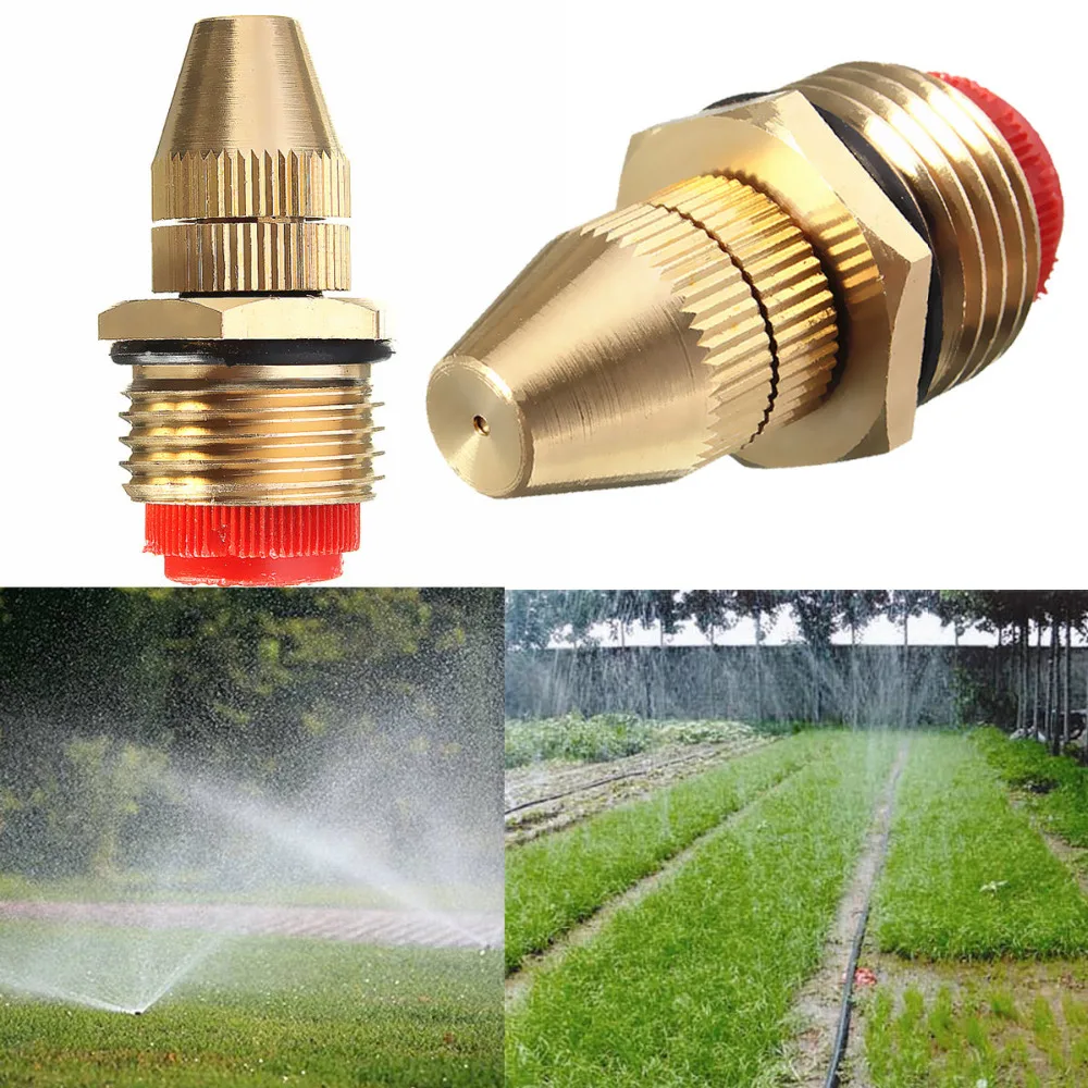 DN15 1/2" Adjustable Water Flow Brass Spray Misting Nozzles Garden Spray Head 14x42m
DN15 1/2" Adjustable Water Flow Brass Spray Misting Nozzles Garden Spray Head 14x42m