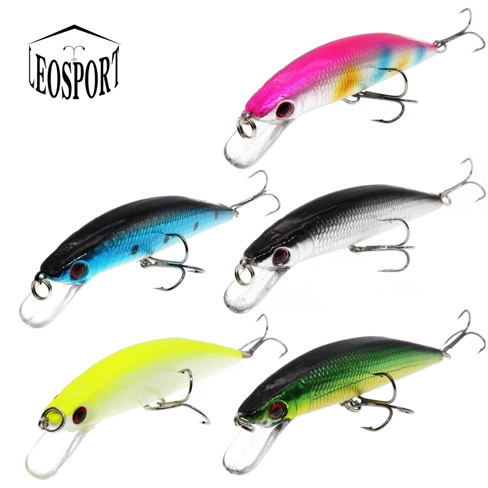 LEOSPORT 1 шт. жесткая приманка в форме гольяна 10 см 10 г кренкбейты приманки с 3D глазами для рыбной ловли с 2 тройными крючками
LEOSPORT 1 шт. жесткая приманка в форме гольяна 10 см 10 г кренкбейты приманки с 3D глазами для рыбной ловли с 2 тройными крючками