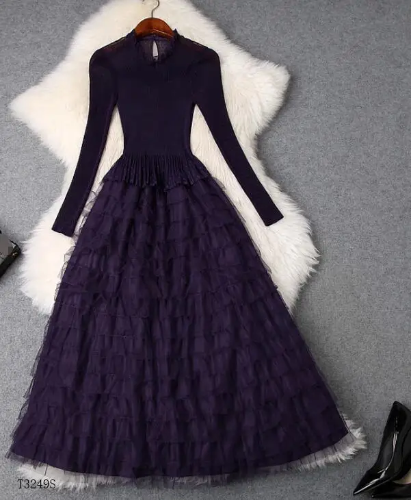 European style 2019 New arrivals summer Spring fashion women clothes temperament patchwork mesh vintage dress T3249
European style 2019 New arrivals summer Spring fashion women clothes temperament patchwork mesh vintage dress T3249
